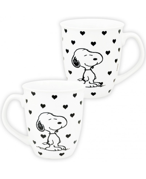 The Peanuts - Tasse Snoopy ''Hearts'', 280 ml, Keramik